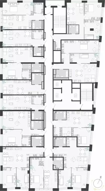 Студия Приморский край, Владивосток ул. Нейбута (69.65 м) - Фото 1