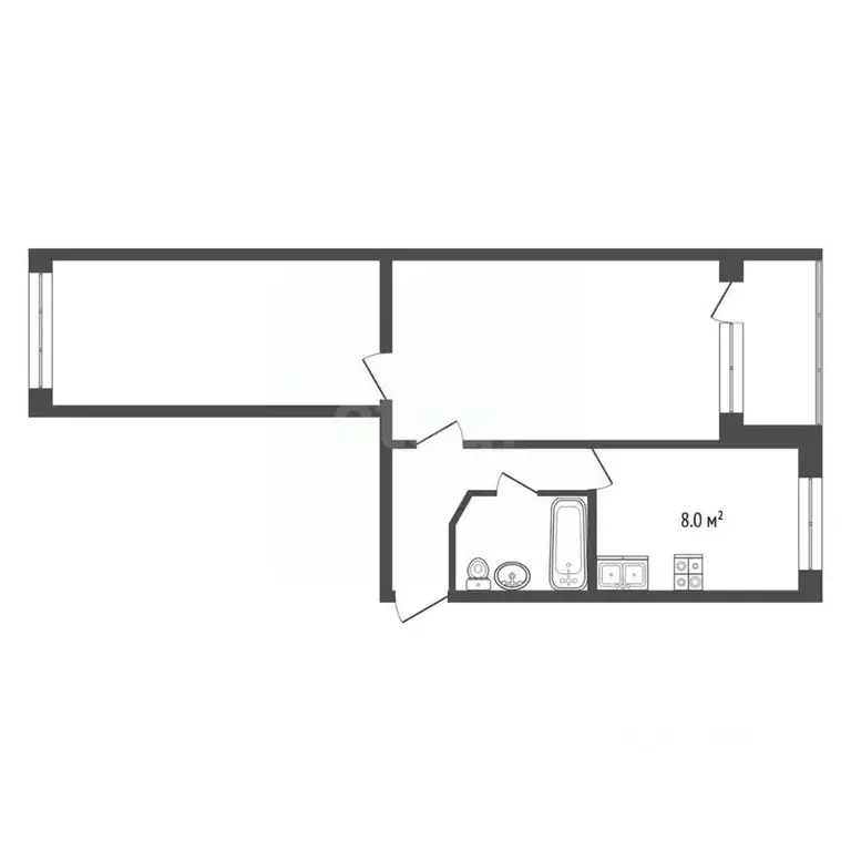 2-к кв. Ярославская область, Тутаевский муниципальный округ, ... - Фото 2