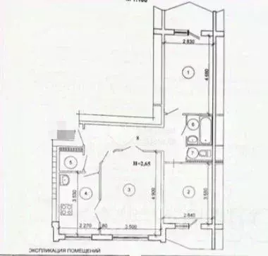 3-к кв. Волгоградская область, Волгоград ул. Рихарда Зорге, 52 (64.6 ... - Фото 2