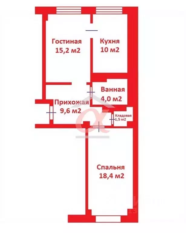 2-к кв. Кемеровская область, Кемерово просп. Шахтеров, 90 (58.9 м) - Фото 2