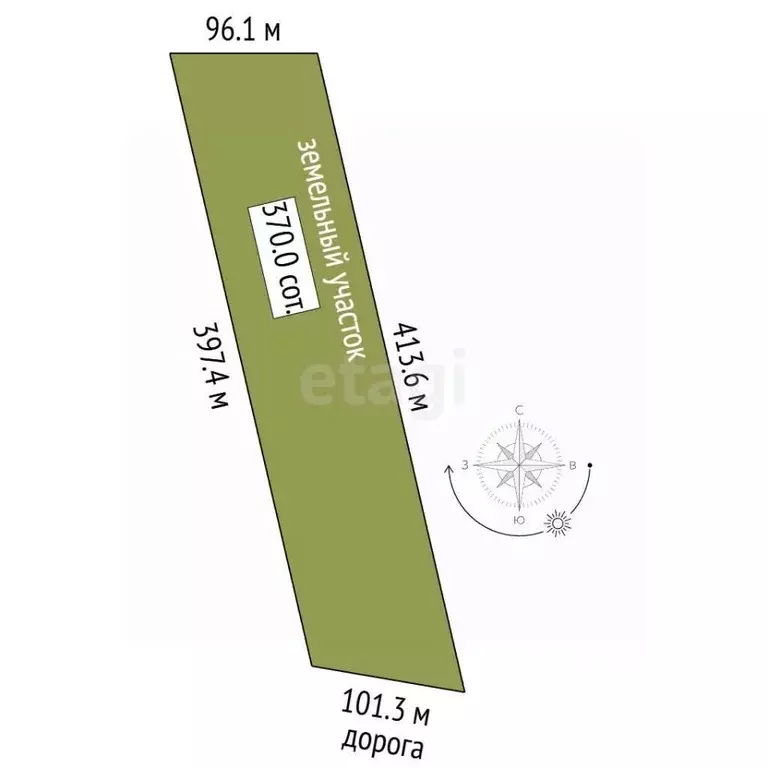 Участок в Крым, Симферопольский район, Трудовское с/пос, Журавушка СНТ ... - Фото 2