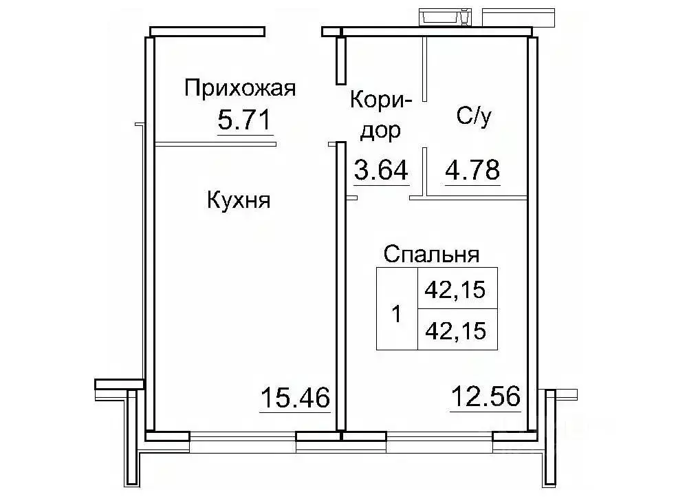 1-к кв. Новосибирская область, Новосибирский район, Краснообск рп, 3-й ... - Фото 0