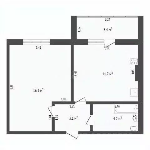 1-к кв. Костромская область, Кострома ул. Художников Шуваловых, 7 ... - Фото 1