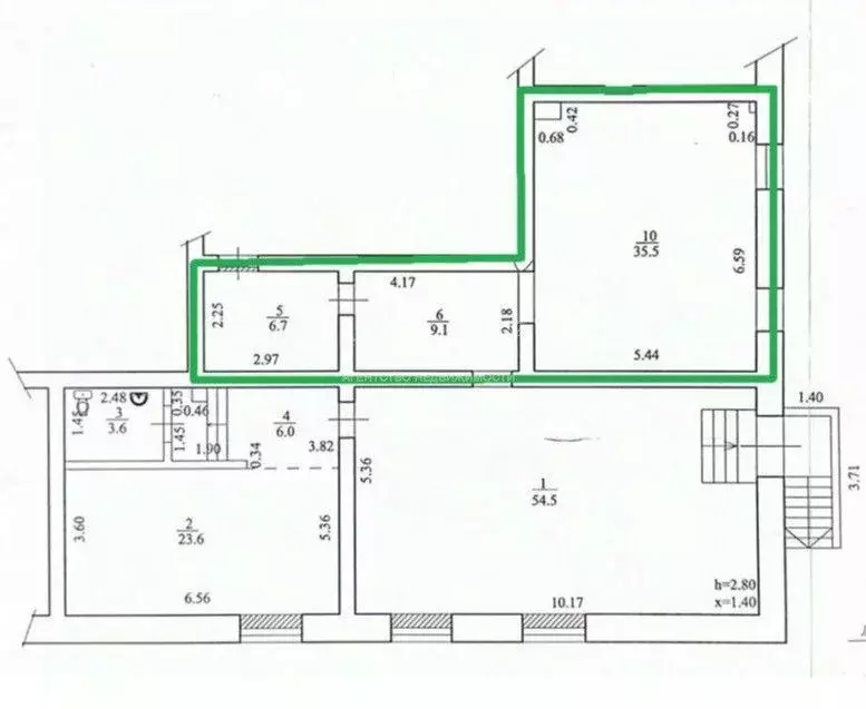 Офис в Башкортостан, Уфа Нежинская ул., 17 (60 м) - Фото 1