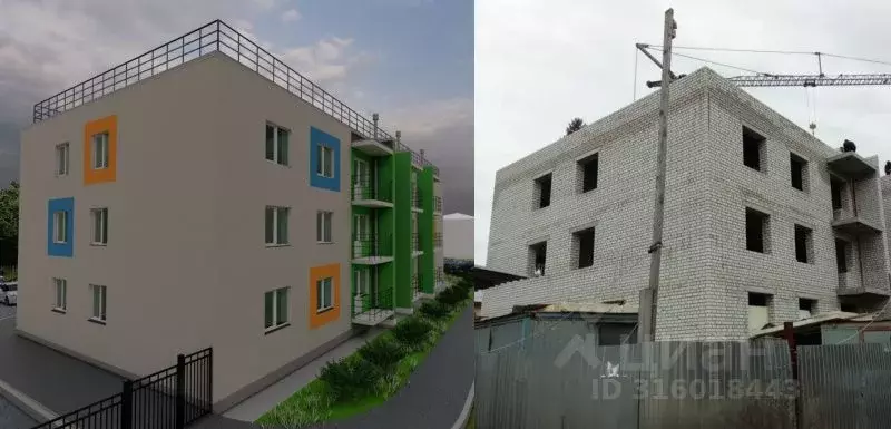 1-к кв. Владимирская область, Киржач Красный Октябрь мкр, ул. ... - Фото 2