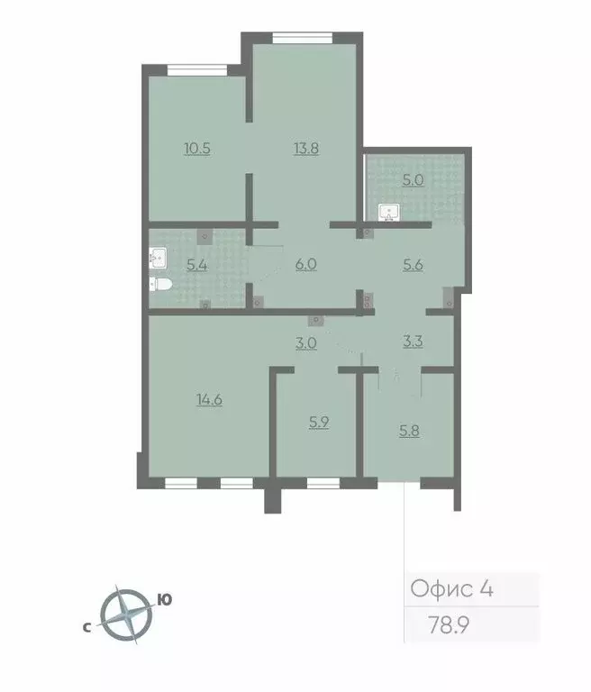 Офис (82.5 м) - Фото 1