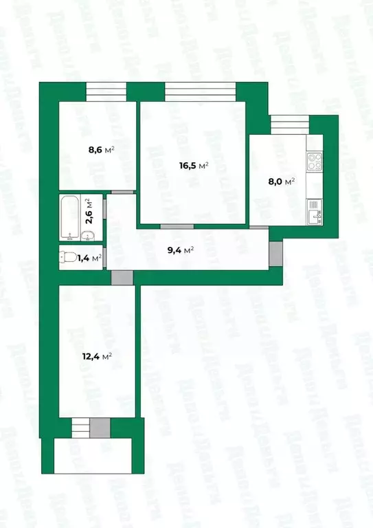 3-к кв. Кировская область, Киров ул. Карла Маркса, 129 (58.9 м) - Фото 0