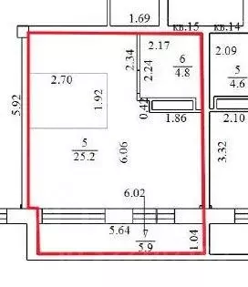 Свободной планировки кв. Смоленская область, Вязьма Красноармейское ... - Фото 1