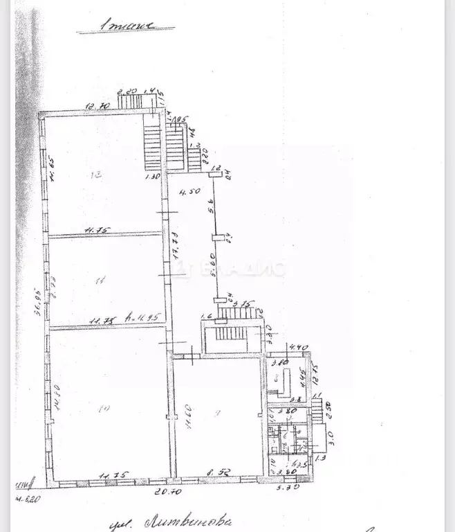 Склад в Пензенская область, Пенза ул. Литвинова, 29А (1115 м) - Фото 2