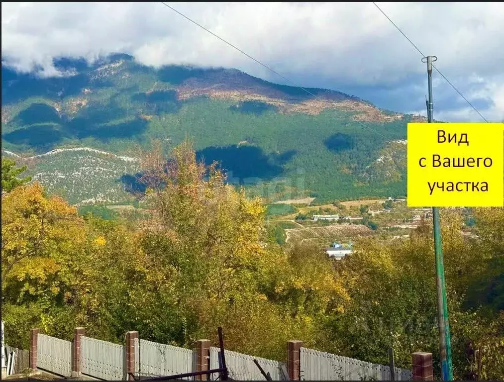 Участок в Крым, Ялта муниципальный округ, Виноградное пгт  (10.0 сот.) - Фото 2