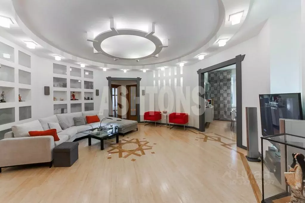 3-к кв. Москва 1-й Смоленский пер., 17 (130.0 м) - Фото 1