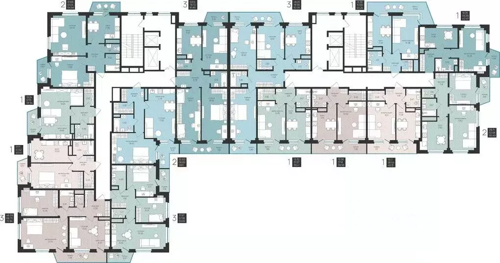 3-к кв. Архангельская область, Архангельск Московский просп. (82.38 м) - Фото 2