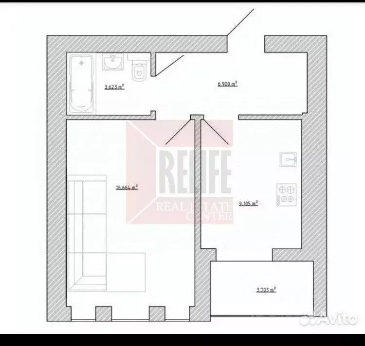 1-к кв. Калининградская область, Калининград Старорусская ул., 29 ... - Фото 2
