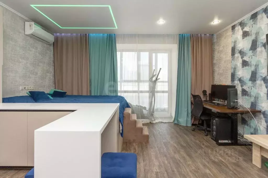 Студия Тюменская область, Тюмень Комбинатская ул., 54к2 (32.2 м) - Фото 1