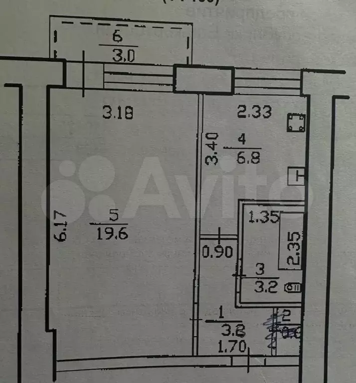 1-к. квартира, 34,9 м, 9/9 эт. - Фото 0