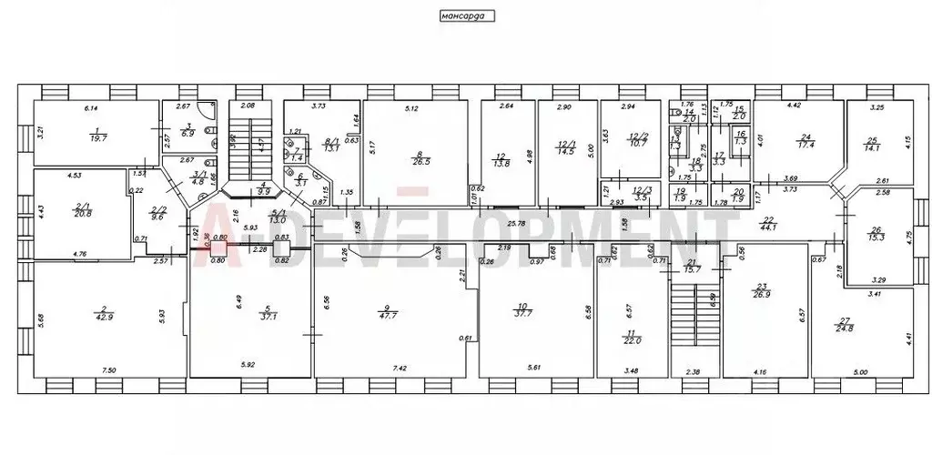 Офис в Татарстан, Казань ул. Шигабутдина Марджани, 24 (15 м) - Фото 2