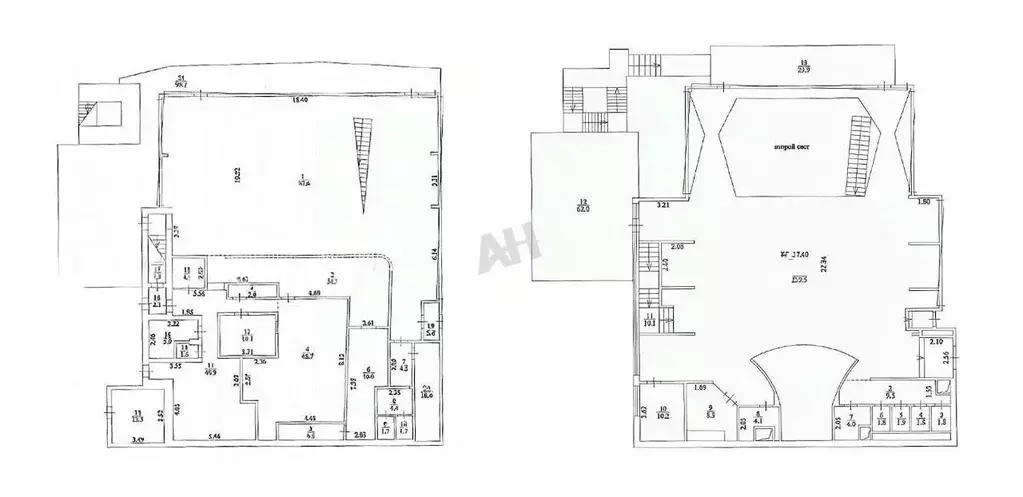 Помещение свободного назначения в Москва просп. Мира, 28 (732 м) - Фото 2
