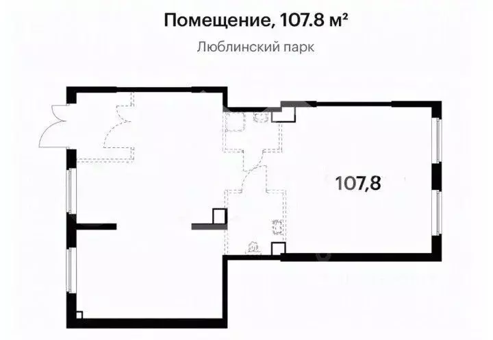 Помещение свободного назначения в Москва Люблинская ул., 72Ак1 (106 м) - Фото 2
