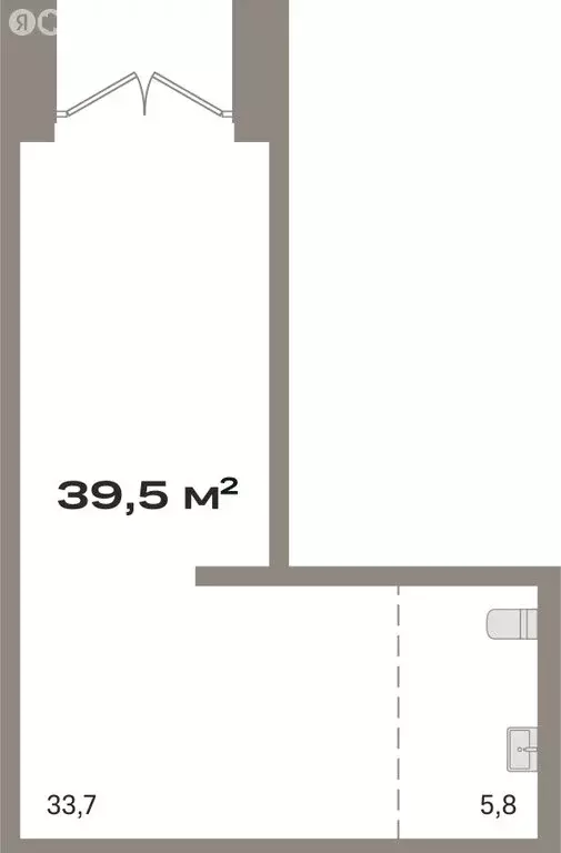 Помещение свободного назначения (39.5 м) - Фото 1