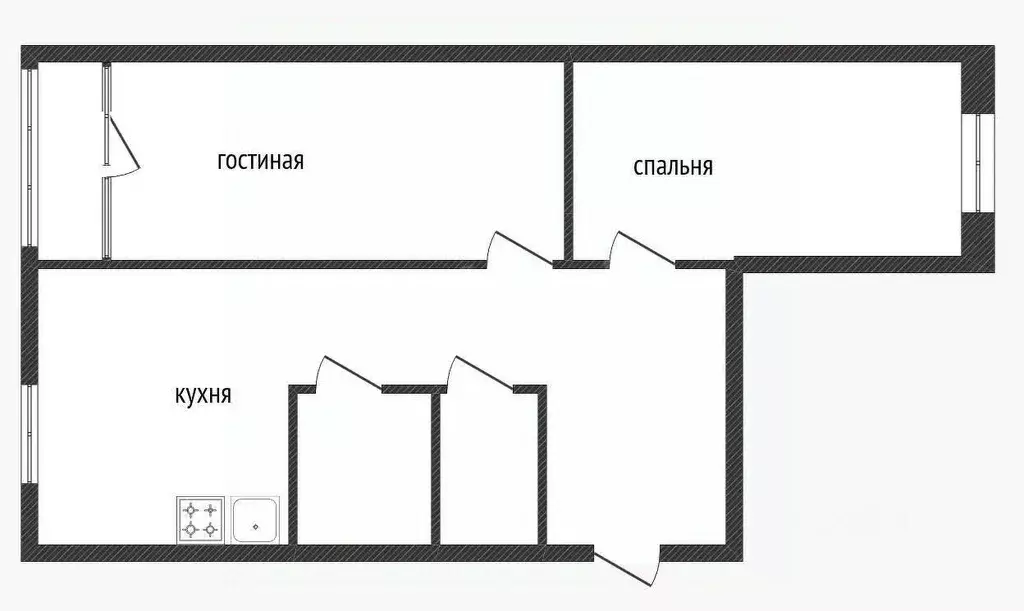 2-к кв. Костромская область, Кострома ул. Сутырина, 14 (51.0 м) - Фото 1