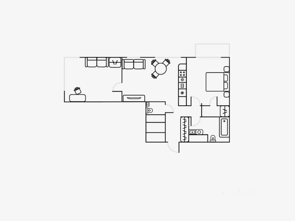3-к кв. Свердловская область, Екатеринбург ул. Шаумяна, 24 (59.0 м) - Фото 2