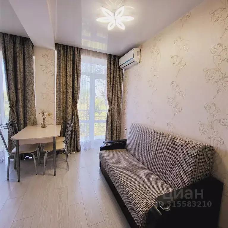 Студия Краснодарский край, Сириус пгт ул. Цветочная, 15/21 (30.0 м) - Фото 0