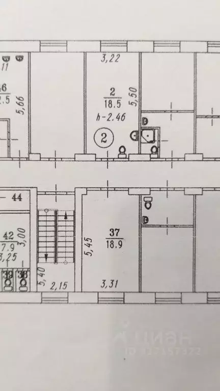 Комната Омская область, Омск Московка мкр, ул. Молодогвардейская, 9 ... - Фото 2