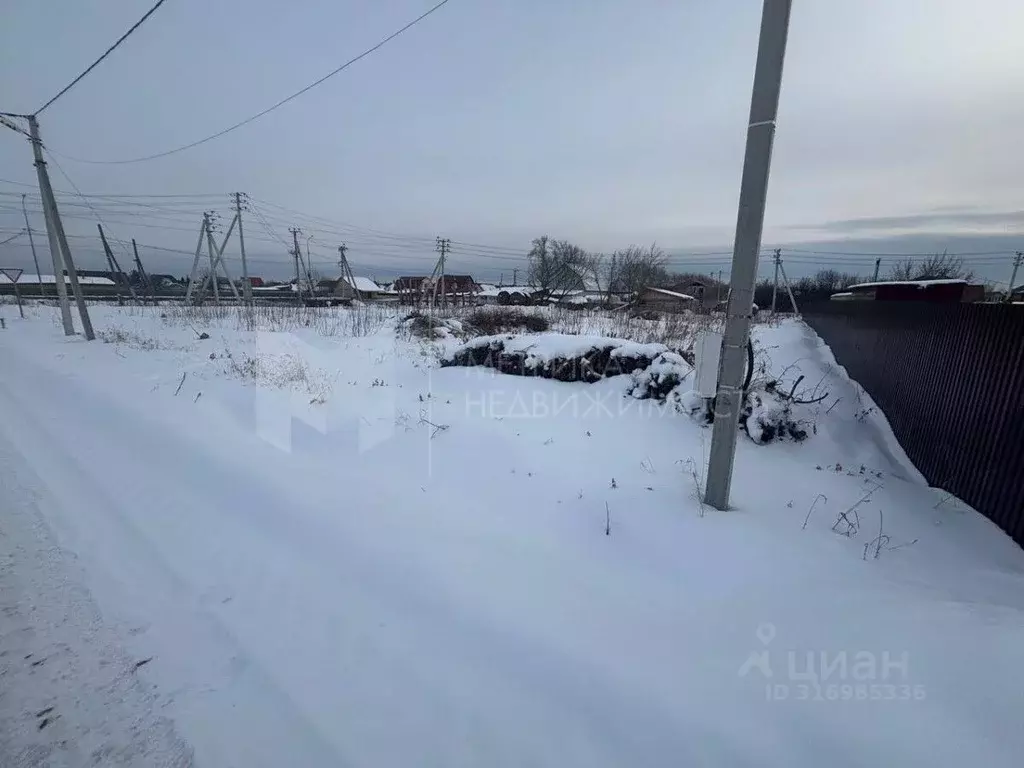 Участок в Тюменская область, Тюменский район, с. Успенка Молодежная ... - Фото 1