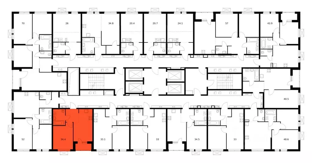 1-к кв. Приморский край, Владивосток ул. Борисенко, 48к2 (34.4 м) - Фото 2