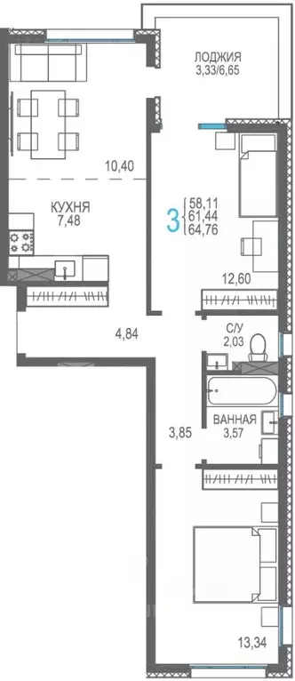 Студия Крым, Сакский район, Лесновское с/пос, с. Прибрежное Розовое ... - Фото 1