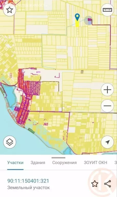 Участок в Сакский район, село Молочное (3.84 м) - Фото 1