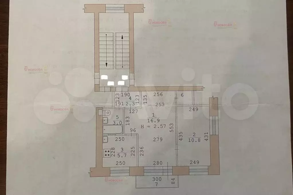 2-к. квартира, 40 м, 3/3 эт. - Фото 0