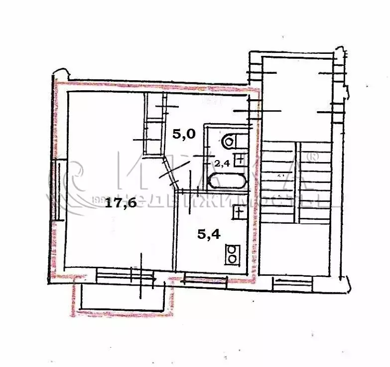 1-комнатная квартира: Петергоф, бульвар Разведчика, 6к1 (31.2 м) - Фото 2