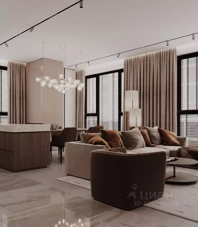 3-к кв. Москва ул. Сергея Макеева, 9к4 (101.0 м) - Фото 1