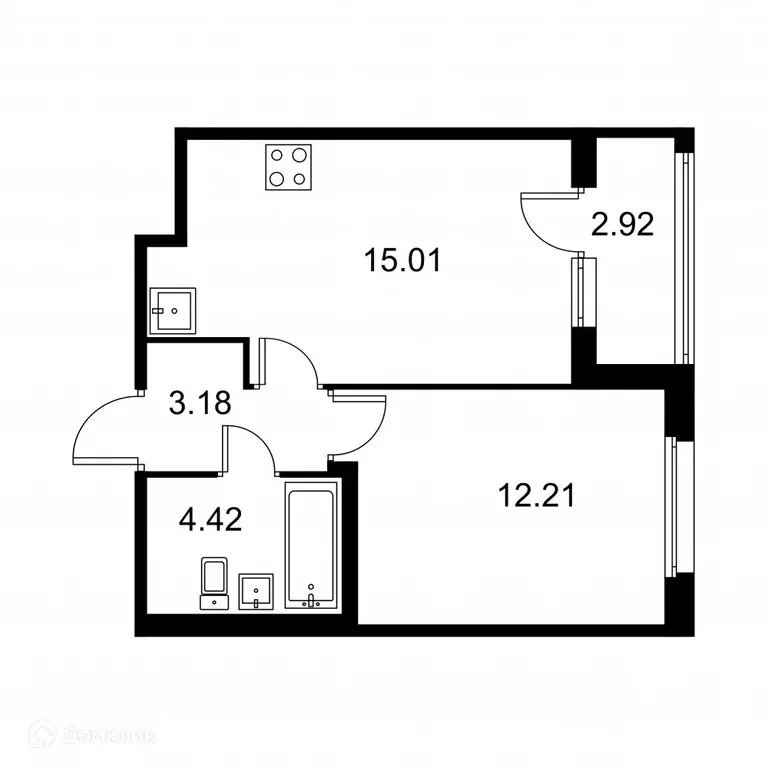 Продаётся 1-к квартира, 36.3 м - Фото 0