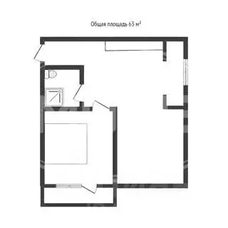 2-к кв. Калининградская область, Пионерский Рабочая ул., 8А (63.0 м) - Фото 2