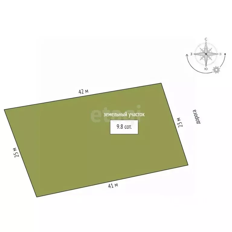 Участок в Тюменская область, Тюменский муниципальный округ, ... - Фото 1