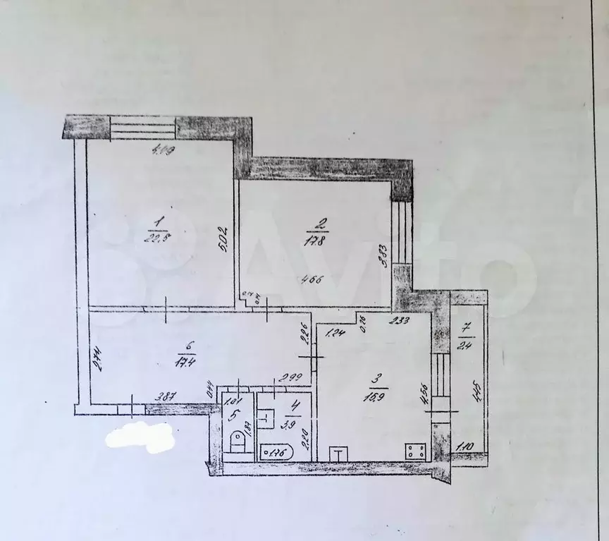 2-к. квартира, 81,8 м, 2/5 эт. - Фото 0