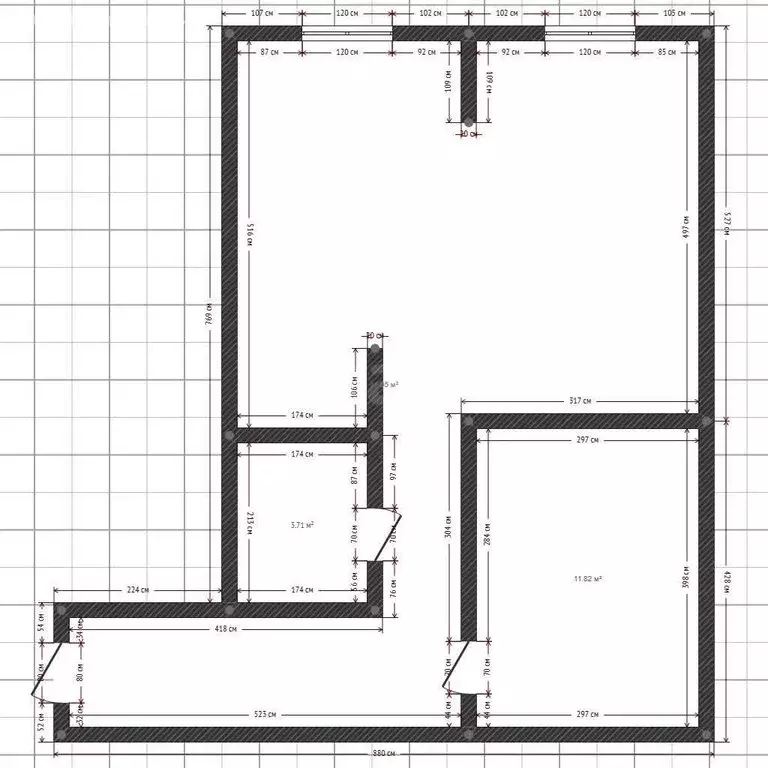 1-комнатная квартира: Махачкала, улица Ибрагимовой, 2Бк2 (54.7 м) - Фото 1