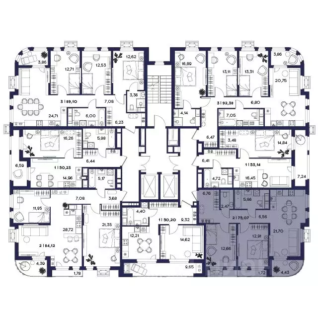 2-к кв. Пензенская область, Пенза Засурье мкр, Лес жилой комплекс ... - Фото 2