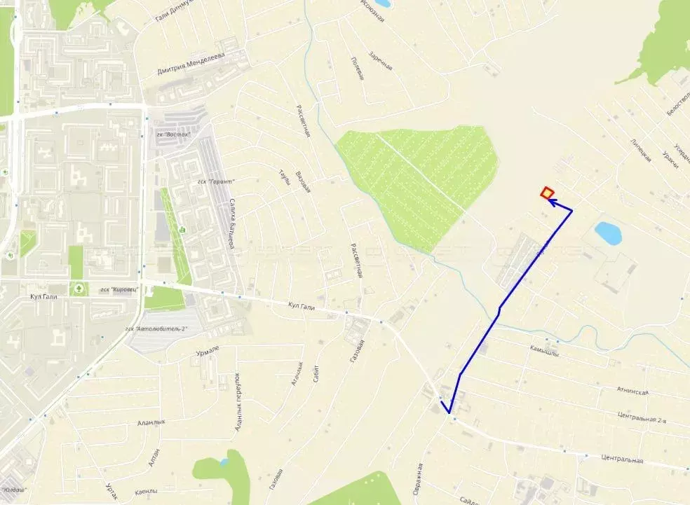 Участок в Татарстан, Казань ул. Яркая (10.0 сот.) - Фото 1