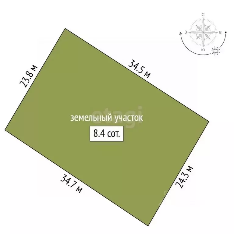 Участок в Санкт-Петербург Горелово тер., ш. Красносельское, 5 (8.43 ... - Фото 2