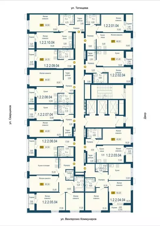 Квартира-студия: Екатеринбург, улица Татищева, 105 (24.7 м) - Фото 0
