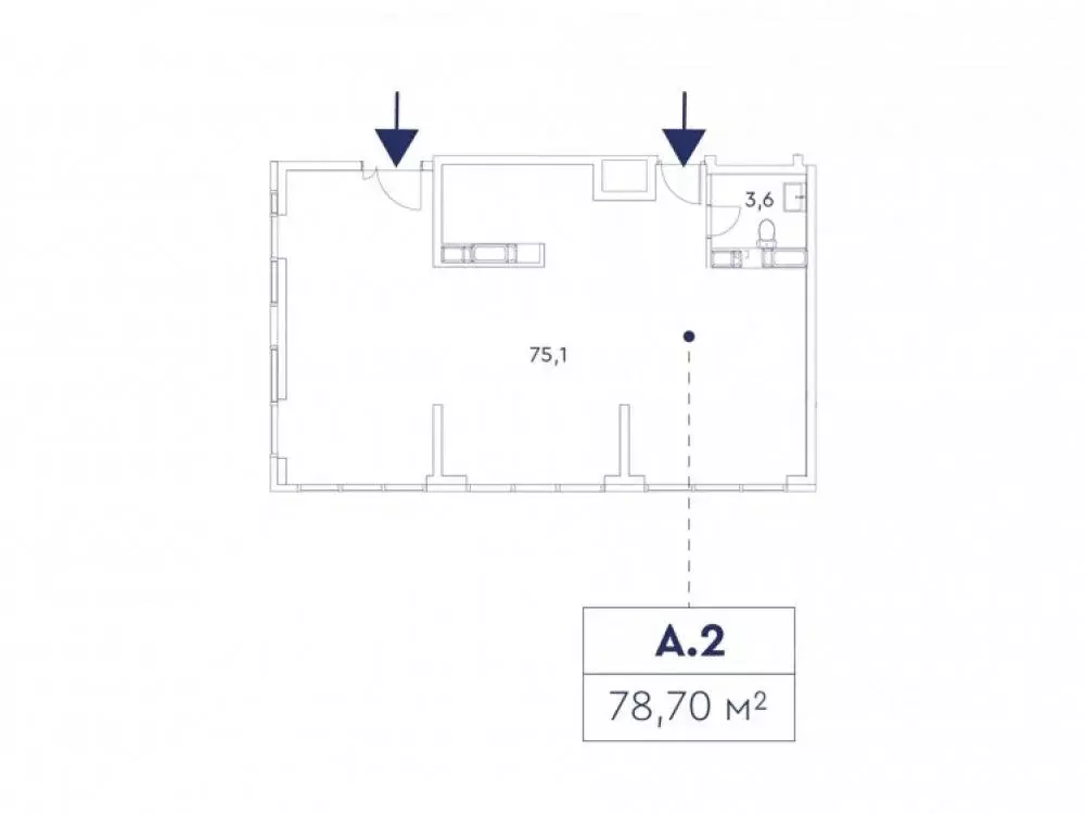 Офис в Москва Михалковская ул., 50 (79 м) - Фото 2