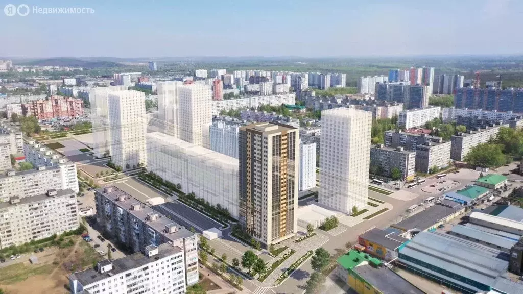 Квартира-студия: Уфа, улица имени Фронтовых Бригад, 1 (25.7 м) - Фото 1