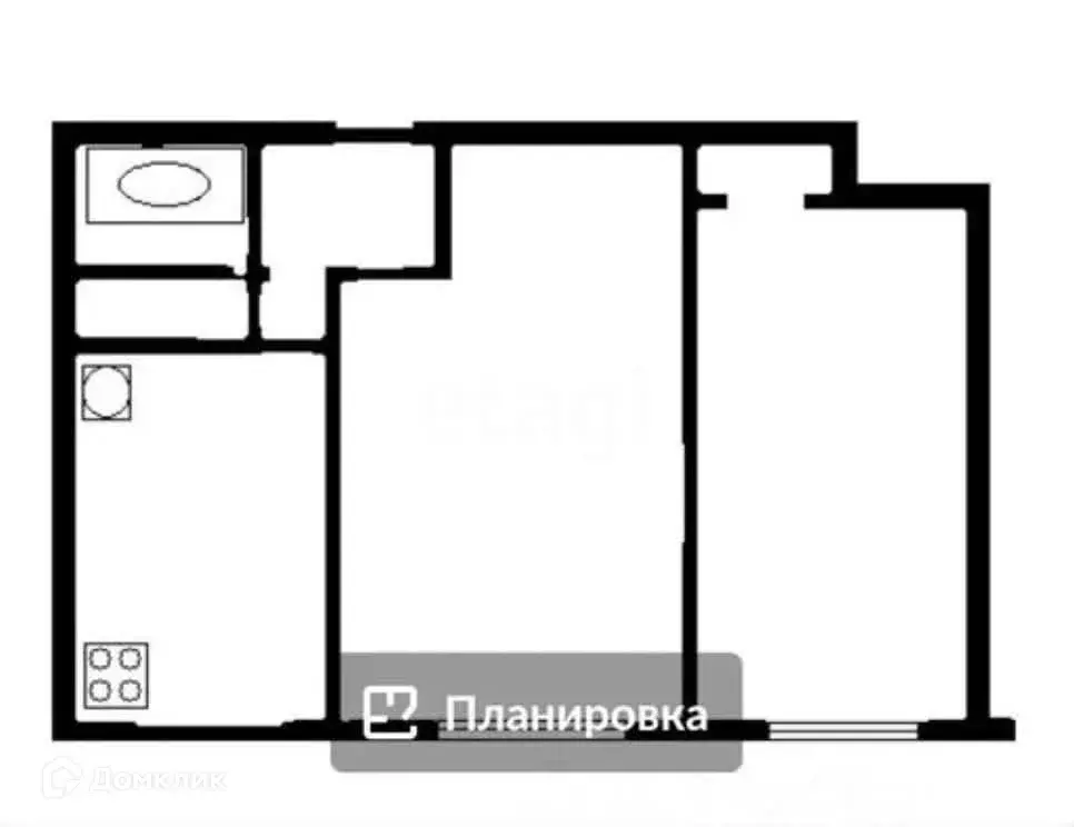 Продаётся 2-к квартира, 44 м - Фото 0