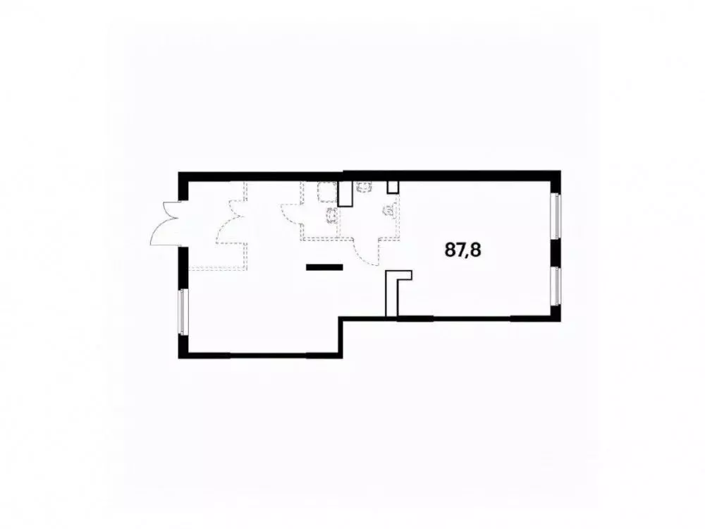 Торговая площадь в Москва Люблинская ул., 72Ак1 (85 м) - Фото 2