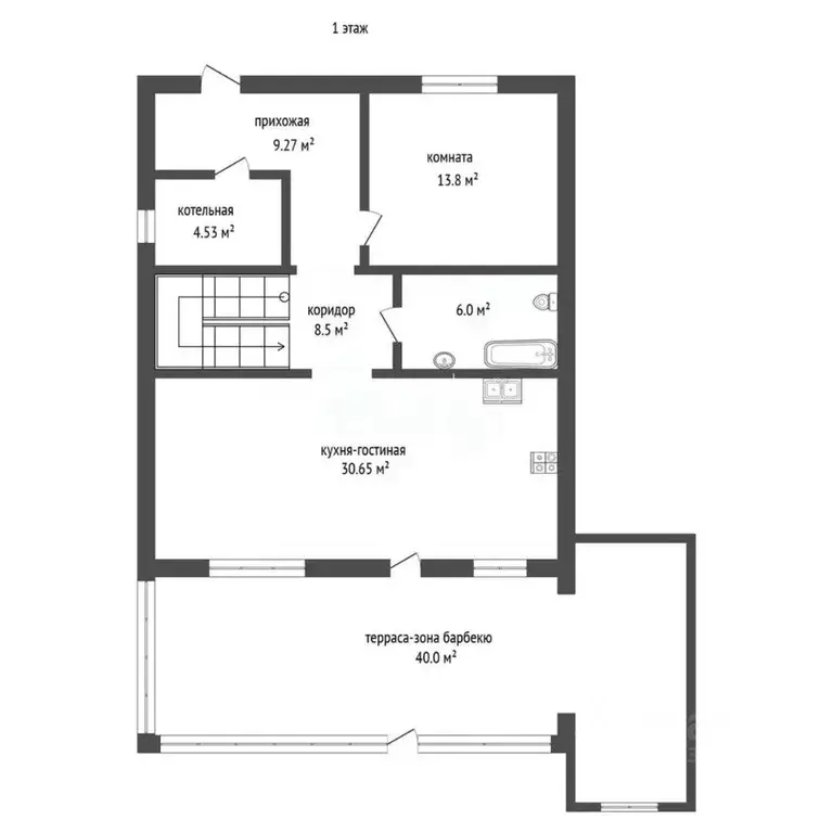 Дом в Тюменская область, Тюменский муниципальный округ, д. Якуши ул. ... - Фото 2