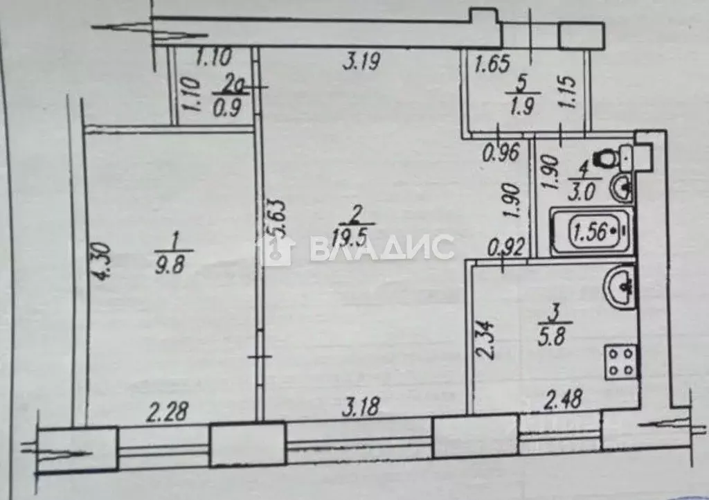 2-к кв. Башкортостан, Уфа ул. Победы, 19 (40.9 м) - Фото 2