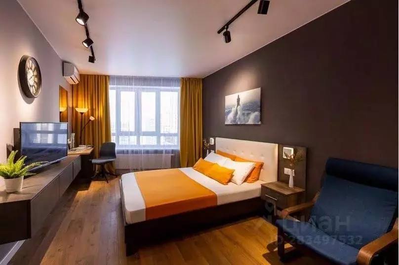 1-к кв. Башкортостан, Уфа ул. Рудольфа Нуреева, 6 (45.0 м) - Фото 2